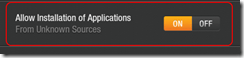 Allow Installation of Applications