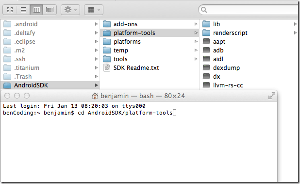 Platform Tools Directory