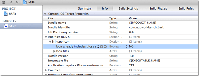 Icon Gloss Effect iOS5