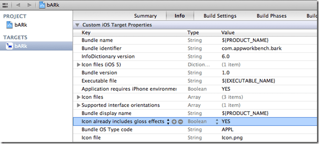 Default Gloss Effect