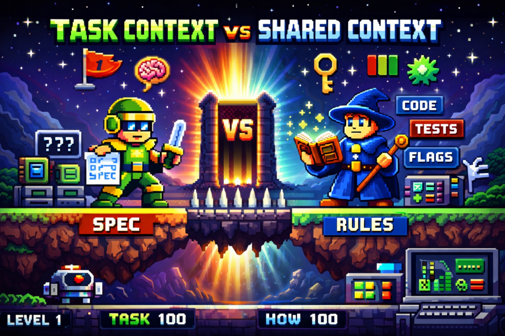 Task Context vs Shared Context: The Mental Model That Makes AI Product Teams Actually&nbsp;Scale